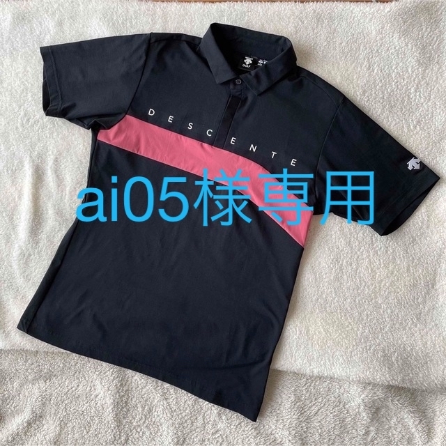 美品 デサントゴルフ メンズL ポロシャツ