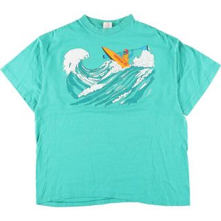 アディダス(adidas)の古着 90年代 アディダス adidas 両面 プリントTシャツ USA製 メンズL ヴィンテージ /eaa324740(Tシャツ/カットソー(半袖/袖なし))