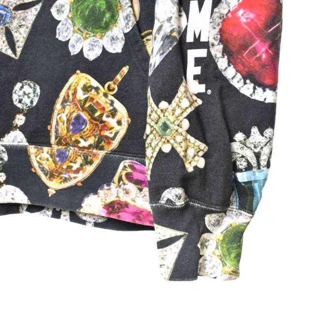 Supreme(シュプリーム)のシュプリーム 18AW Jewels Hooded Sweatshirt 黒 L メンズのトップス(その他)の商品写真
