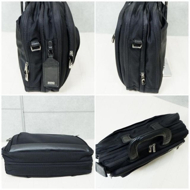 ZERO HALLIBURTON(ゼロハリバートン)の希少✨米国 ゼロハリバートン ビジネスバック 2Way ブラック PCケース付 メンズのバッグ(ビジネスバッグ)の商品写真