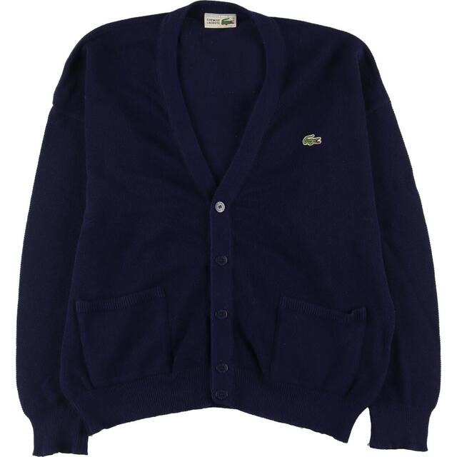 ラコステ LACOSTE CHEMISE フレンチラコステ ウール アクリルニットカーディガン メンズXL /eaa325031