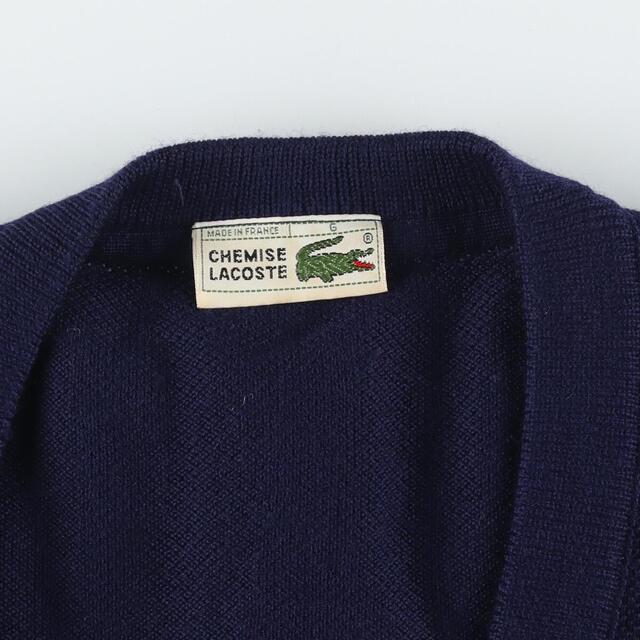 ラコステ LACOSTE CHEMISE フレンチラコステ ウール アクリルニットカーディガン メンズXL /eaa325031 2