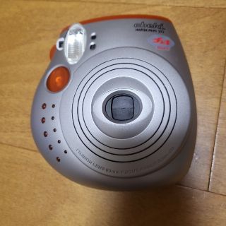 フジフイルム(富士フイルム)のFUJI FILM INSTAX MINI20 オレンジ チェキ 本体　電池付(フィルムカメラ)