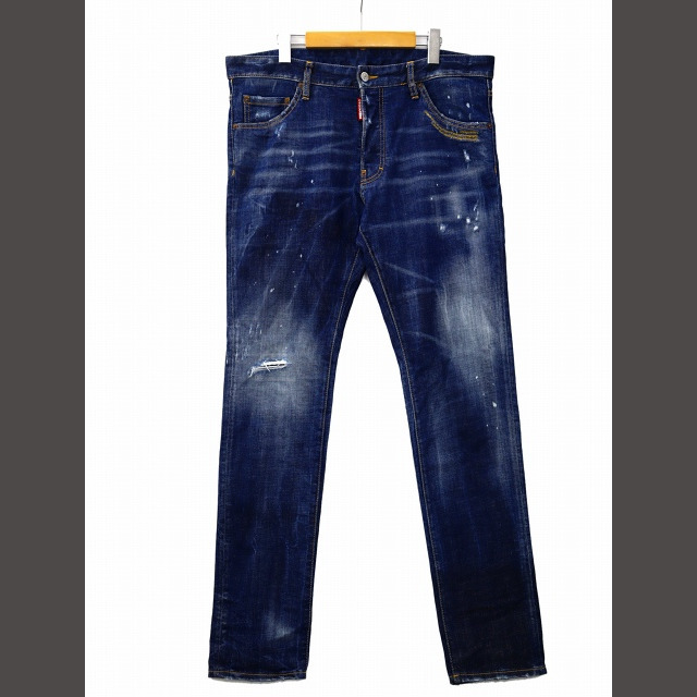 ディースクエアード 20AW クールガイ 加工 テーパード デニムパンツ 54