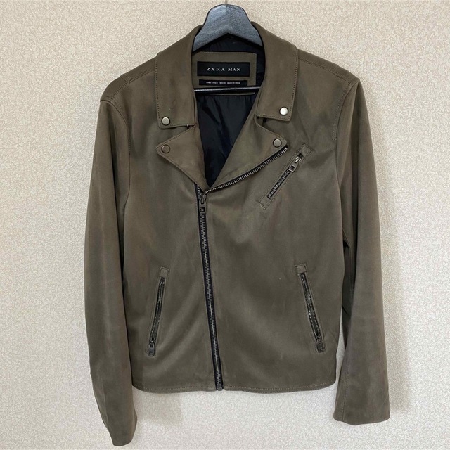 【週末値下げ】美品ZARA ザラ ライダースジャケット フェイクスウェード