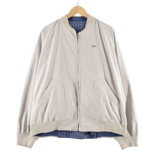 ラコステ(LACOSTE)の古着 ラコステ LACOSTE チェック柄 リバーシブル コットンブルゾン メンズL /eaa325843(その他)