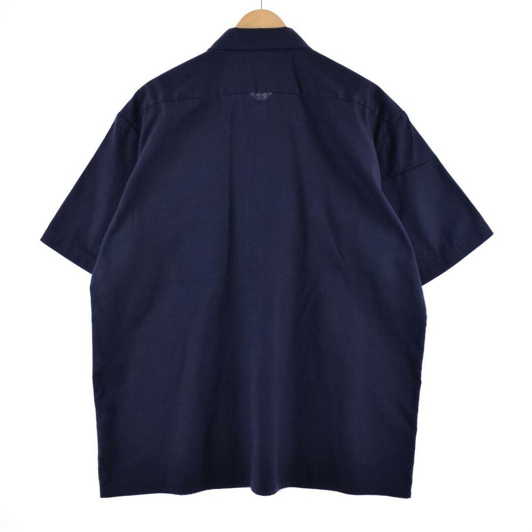 Dickies(ディッキーズ)の古着 ディッキーズ Dickies FLEX 半袖 ワークシャツ メンズXL /eaa325489 メンズのトップス(シャツ)の商品写真