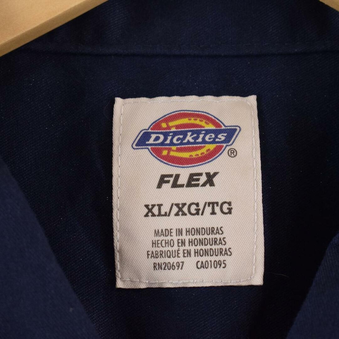 Dickies(ディッキーズ)の古着 ディッキーズ Dickies FLEX 半袖 ワークシャツ メンズXL /eaa325489 メンズのトップス(シャツ)の商品写真