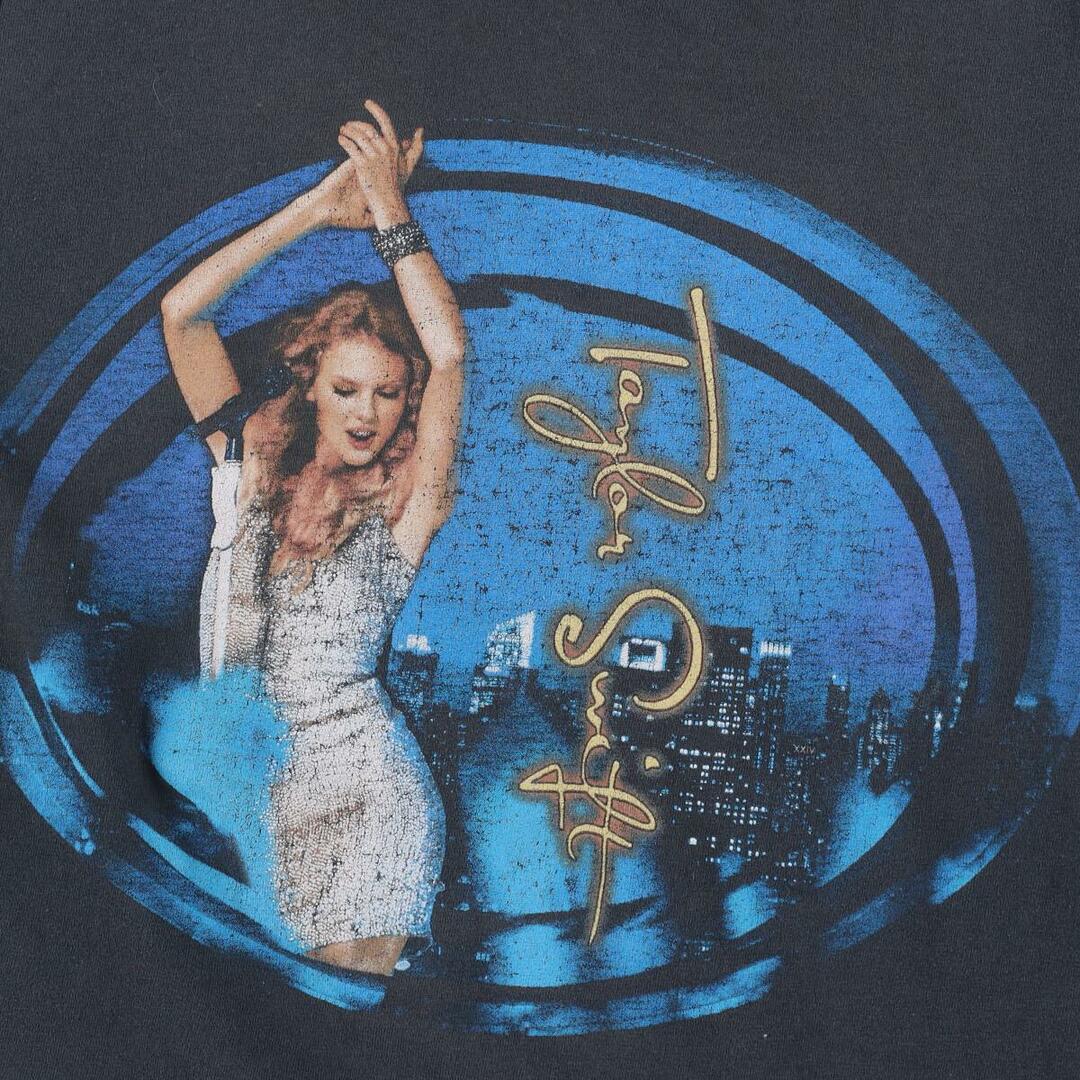 ギルダン GILDN Taylor Alison Swift テイラースウィフト 袖カットオフ 両面プリント バンドTシャツ バンT レディースM ヴィンテージ /eaa324769