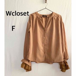 ダブルクローゼット(w closet)のWcloset ダブルクローゼット　トップス　フリーサイズ(シャツ/ブラウス(長袖/七分))