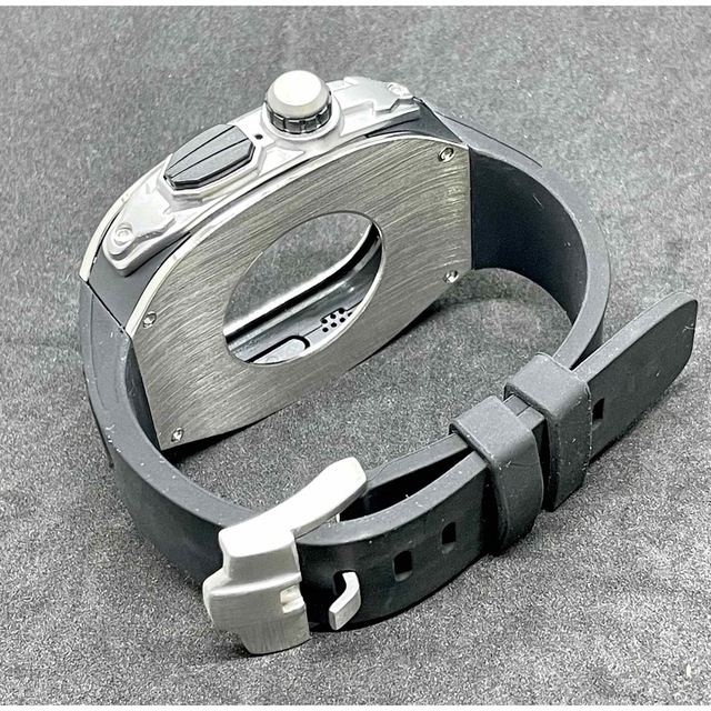 アップルウォッチ ウルトラ 49mm ケース ステンレス 49mm 黒の通販 by
