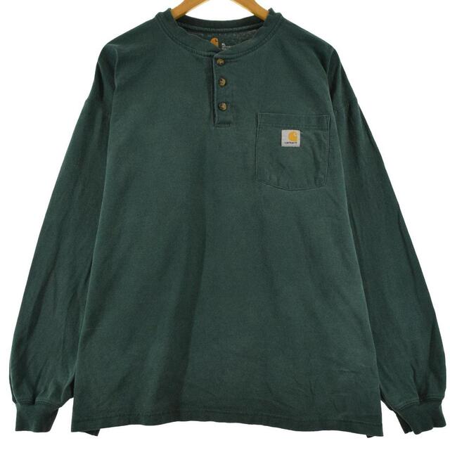 カーハート Carhartt ヘンリーネック ロングTシャツ ロンT メンズXXL /eaa308761