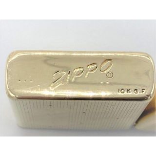 ジッポー(ZIPPO)の1960年製ZIPPOビンテージ 金張りスリム 10KGold Filled (タバコグッズ)