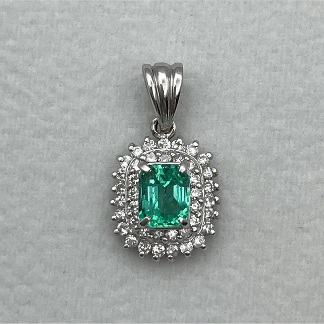 pt900 0.51ct ダイヤ0.26ct ペンダントトップ-