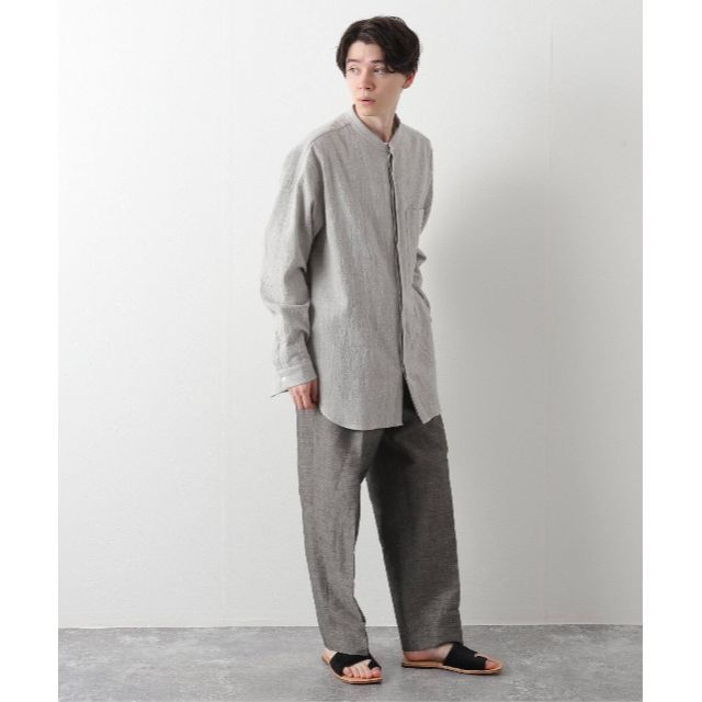 seya - 新品 seya. HAND STITCH KURTA SHIRT L グレーの通販 by
