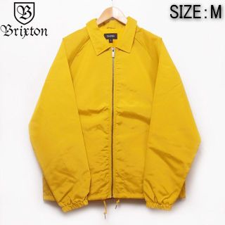 ブリクストン(BRIXTON)の新品 BRIXTON ブリクストン ナイロン コーチジャケット イエロー M(ブルゾン)