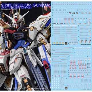 MGEX ストライクフリーダム ガンダム用水転写式デカール(模型/プラモデル)