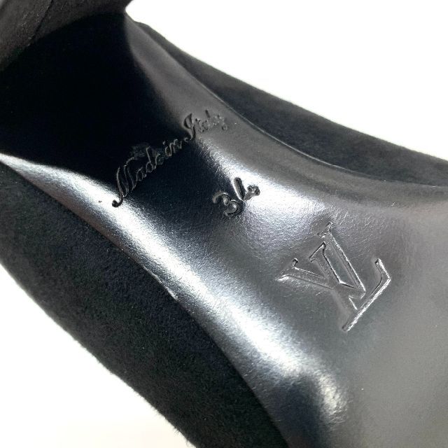 LOUIS VUITTON(ルイヴィトン)の5527 ヴィトン スエード エッセンシャルV サンダル ブラック レディースの靴/シューズ(サンダル)の商品写真