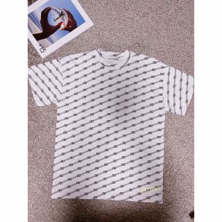 Gucci - グッチ 半袖Tシャツ L ホワイト プリント ロゴ シェリーライン