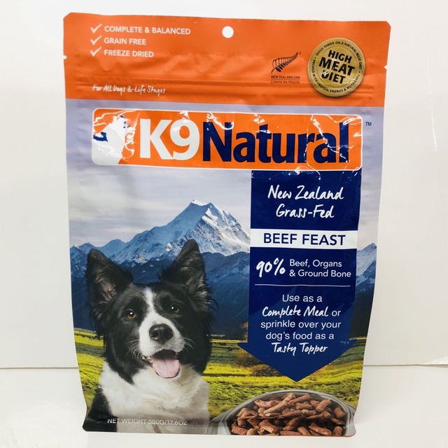 k9natural K9ナチュラル　ビーフ・フィースト　500g その他のペット用品(ペットフード)の商品写真