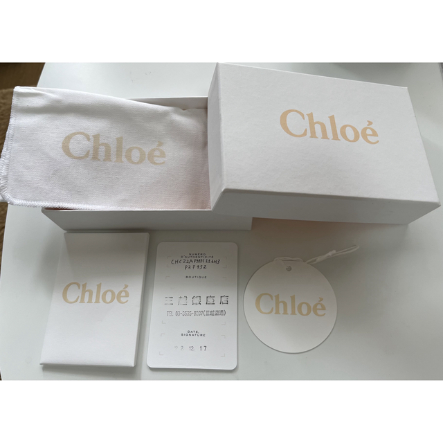 Chloe(クロエ)のクロエコインケースカードケースアイボリーミニ財布 レディースのファッション小物(財布)の商品写真