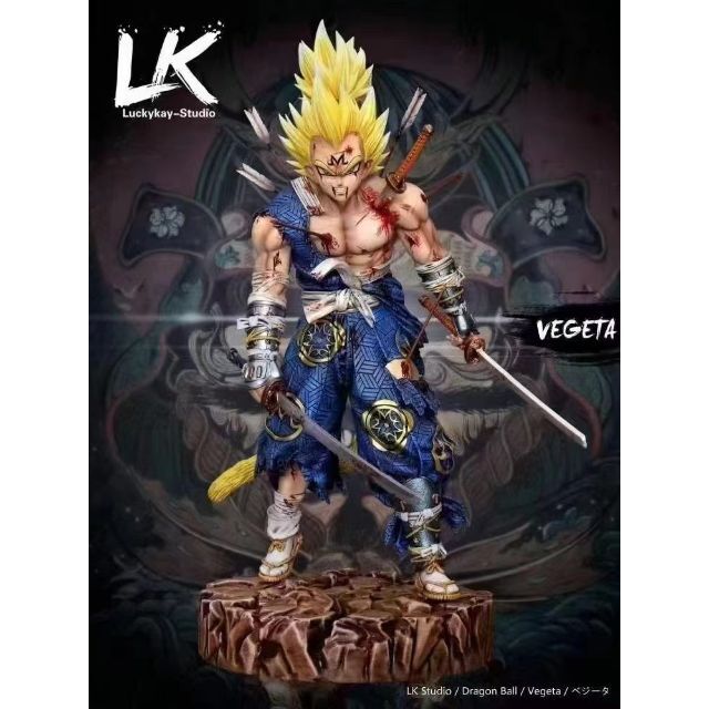 ドラゴンボール 魔人ベジータ 武士 フィギュア ガレージキット 塗装済み完成品