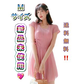 韓国チック セクシー ピンク サイズM ワンピース水着 ワンピース 水着(水着)