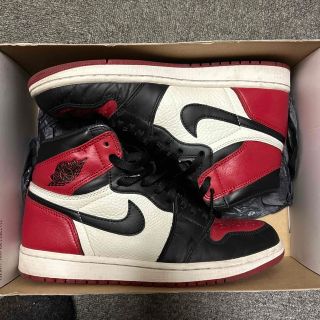 ナイキ(NIKE)のAIR JORDAN 1 RETRO HIGH OG "Bred Toe"(スニーカー)