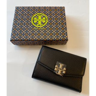 トリーバーチ(Tory Burch)の【新品 未使用】TORY BURCH トリーバーチ フラップウォレット 財布 黒(財布)