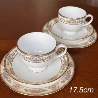 ウェッジウッド(WEDGWOOD)の【未使用美品】ウェッジウッド★クリブデン★トリオ　ペア(食器)