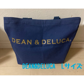 DEAN & DELUCA - 新品　DEAN&DELUCA　ディーン＆デルーカ　トートバック　ネイビー　L