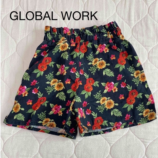 GLOBAL WORK(グローバルワーク)の120 女の子　ショートパンツ　キュロット　2枚セット キッズ/ベビー/マタニティのキッズ服女の子用(90cm~)(パンツ/スパッツ)の商品写真