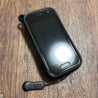 Hamic Pocket L キッズスマホ 本体 カバー付き(携帯電話本体)