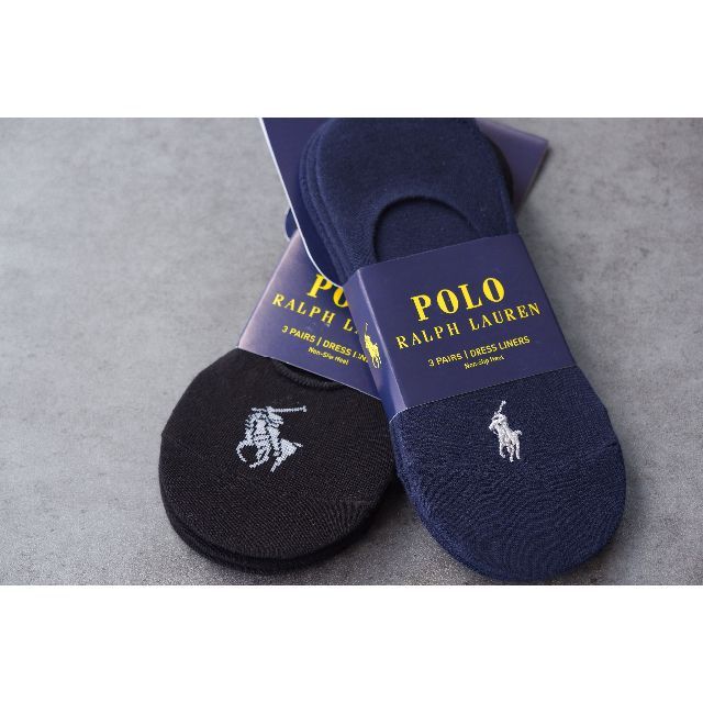 POLO RALPH LAUREN(ポロラルフローレン)のPOLOポロラルフローレンのフットカバー／レディース3足＆男女兼用3足【計6足】 レディースのレッグウェア(ソックス)の商品写真