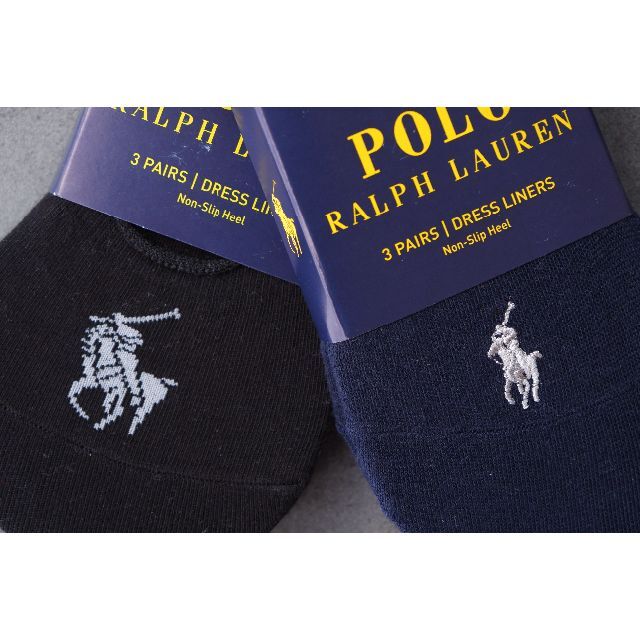 POLO RALPH LAUREN(ポロラルフローレン)のPOLOポロラルフローレンのフットカバー／レディース3足＆男女兼用3足【計6足】 レディースのレッグウェア(ソックス)の商品写真