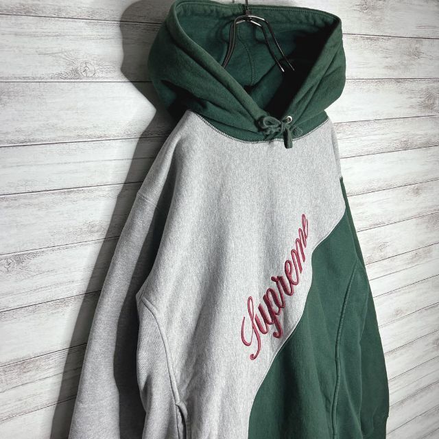 最終値下げ　supreme シュプリーム　トレーナー　バイカラー