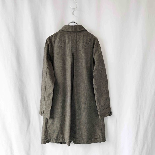 45rpm - 美品 パラスパレス インディゴ×草木染め 千鳥ステンカラー