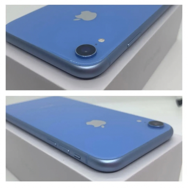 A上美品】iPhone XR 128 GB ブルー SIMフリー 本体 割引価格 www