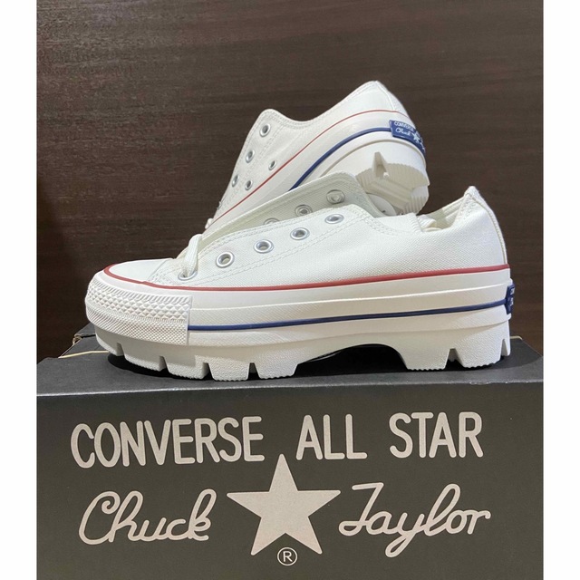 23cm【converse】100周年　厚底　チャンク　チャックテイラー