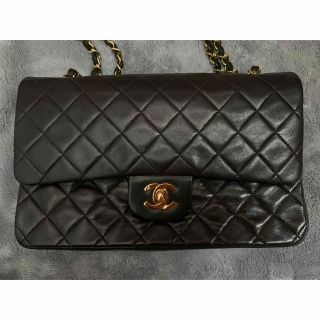 シャネル(CHANEL)のCHANEL シャネル マトラッセ ココマーク ラムスキン ダブルフラップ(ショルダーバッグ)