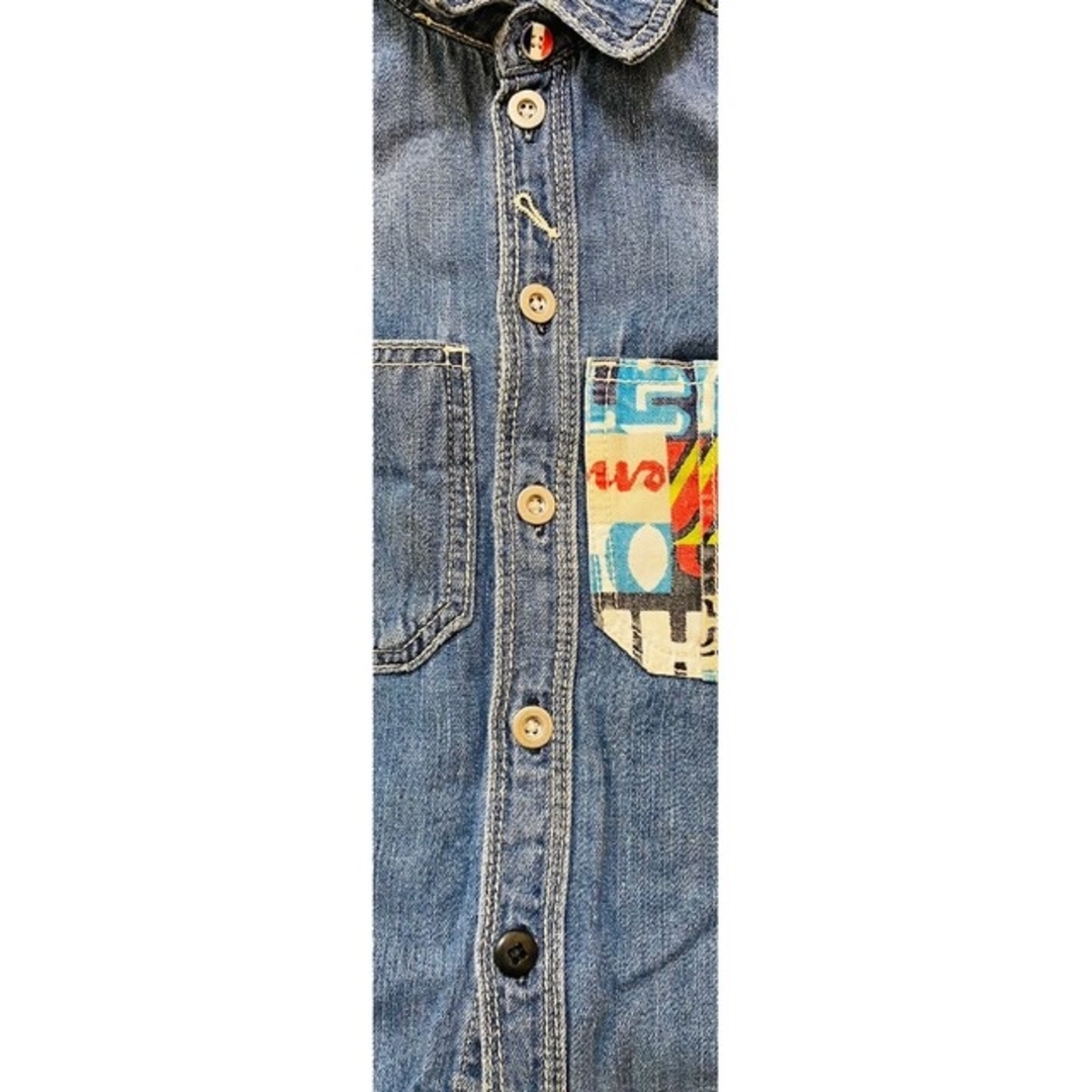 JUNK STORE(ジャンクストアー)のまとめ売りデニムシャツ 110㎝ キッズ/ベビー/マタニティのキッズ服男の子用(90cm~)(ブラウス)の商品写真