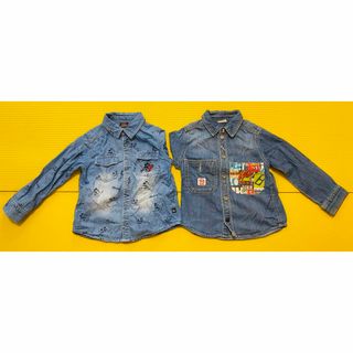 ジャンクストアー(JUNK STORE)のまとめ売りデニムシャツ 110㎝(ブラウス)