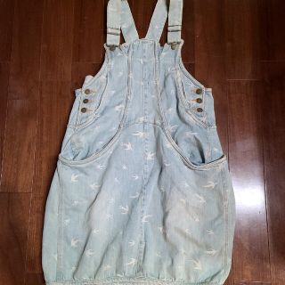 ツモリチサト(TSUMORI CHISATO)のツモリチサト　デニムサロペット　ユーズド(サロペット/オーバーオール)