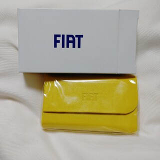 FIAT(フィアット)　カード入れ　黄色(車内アクセサリ)