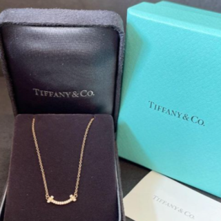 Tiffany & Co. - Tiffany Tスマイル　ダイヤモンド　ネックレス