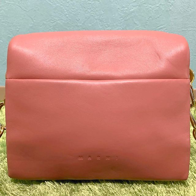 付属品完備美品】Marni チェーン バイカラー ショルダーバッグ | www