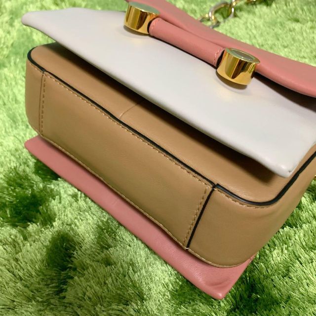 付属品完備美品】Marni チェーン バイカラー ショルダーバッグ | www