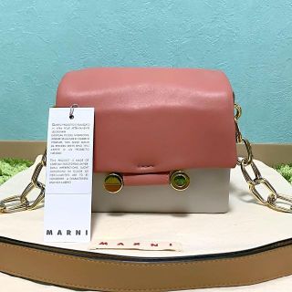 付属品完備美品】Marni チェーン バイカラー ショルダーバッグ | www