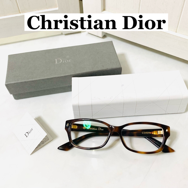 極美品 Christian Dior ディオール メガネフレーム 眼鏡 信頼 51.0%OFF