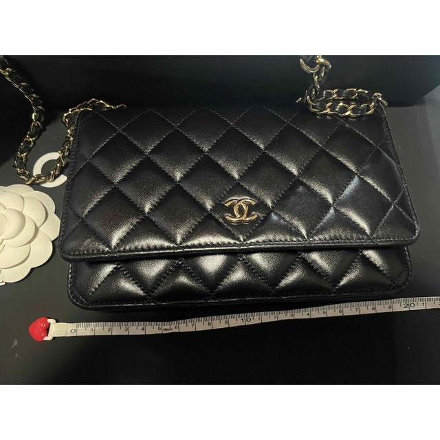 激レア CHANEL シャネル リボン チェーンウォレット バック ミニバック